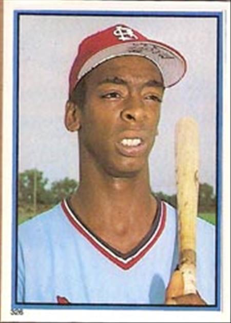 1983 Topps Baseball Stickers     326     Willie McGee RC